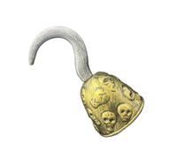 EUBEISAQI Captain Hook Accessoires de cosplay moulés par soufflage | Accessoires à main Captain Hook pour cosplayers, spectacles, événements à thème, séances photo, fêtes, bal masqué, concert