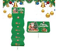 EUBEISAQI Christmas Money Holders for Cash,Fournitures de fête - Porte-Argent de Noël avec 10 Compartiments - Wife Husband Son Daughter Family Friends