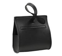 EUBEISAQI Distributeur de Sacs à déjections Canines, Support de Sac pour déjections Canines - Support de Sac à en Cuir PU pour l'extérieur | Distributeur de Sacs poubelles Suspendus pour la r