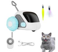 EUBEISAQI Jouets pour Chaton,Jeu Automatique pour Animaux avec Télécommande - Jouet pour Chat Automatique | pour Chaton de Petite et Moyenne Taille d'Intérieur et
