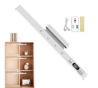 EUBEISAQI Lampe de chevet rechargeable sous armoire de 29 cm - 5 temps de couleur à intensité variable - Lumière magnétique rechargeable 2500 mAh avec télécommande | Pour bureau, placard, chevet