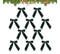 EUBEISAQI Nœuds décoratifs en velours de vin, réglables épais et réutilisables | Nœuds décoratifs de Noël, pour l'intérieur, la maison, les vacances, les fêtes, l'arbre familial de Noël