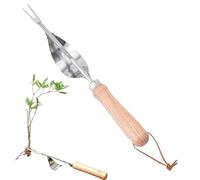 EUBEISAQI Outil Désur,Désur Manuel avec Un Manche en Bois,Extracteur d'en Forme de Y - pour Jardin Pelouse Arrière-Cour Ferme Parterre De Fleurs en Pot Serre Verger en Plein Air