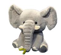 EUBEISAQI Peluche éléphant Mignon, Adorable Jouet éléphant en Peluche,Animal Ultra Doux en Peluche | Peluche éléphants, en, Mignonne, 9,84 Pouces, Douce, Confortable pour Les statistiqu