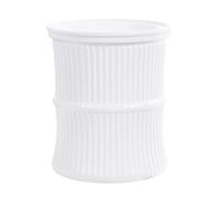 EUBEISAQI Pot de s pour d'intérieur, Pot de s à arrosage Automatique Pots | Pot de décoratif moderne et contemporain d'intérieur Compact pour salon, salle d'étude, salle de bain, Blanc