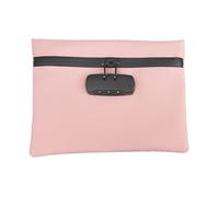 EUBEISAQI Sac d'argent avec serrure, sac de portable pour objets personnels Organizateur à l'épreuve du vol de conteneur de poche imperméable pour les voyages, dépôts bancaires, cartes de crédit
