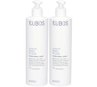 EUBOS Gel Lavant Liquide (Bleu) Savon 2x400 ml