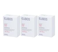 EUBOS® Pain Dermatologique (Rouge) Savon 3x125 g