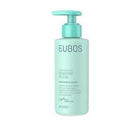 EUBOS Soin sensible - Distributeur à pompe réparateur et protection des mains - Crème pour les mains sèches et craquelées - Pour des mains visiblement plus lisses et plus douces - Tolérance cutanée