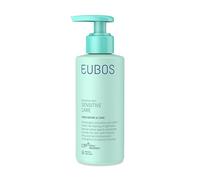 EUBOS Soin Sensible - Réparation & Protection Mains Pompe - Crème Mains pour Mains Sèches & Gercées - Pour des Mains Visiblement Plus Lisses & Douces - Testée Dermatologiquement - 150 ml