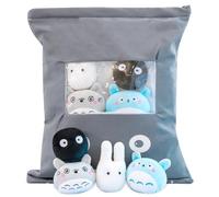 EUBSWA Paquet de Snacks Coussin en Peluche, Canapé Coussin avec Mini Peluche Toto à l'intérieur, Doux et Moelleux, innovant et décoratif