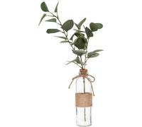 Eucalyptus artificiel - Vase en verre - H45 cm - Atmosphera créateur d'intérieur