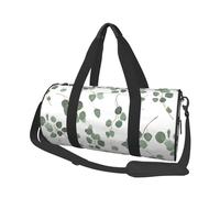 Eucalyptus Dollar Argent Vert, Sac de Voyage de Grande capacité, Sac à Main Rond, Sac de Voyage de Sport, fourre-Tout, Sac de Fitness