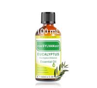 Eucalyptus Essential Oil 100ml - 100% Huile d’Eucalyptus Pure et Naturelle pour Diffuseur, Humidificateur, Aromathérapie, Massage, Douche, Bain, Bougies et Fabrication de Savon