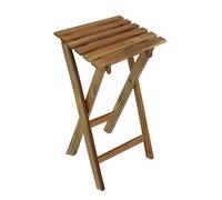 Eucalyptus jardin tabouret pliant - 62 cm - bois fleurs tabouret table d'appoint
