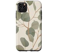 Eucalyptus Leaves Green Plant Florals Botany Foliage Coque pour iPhone 11 Pro Max