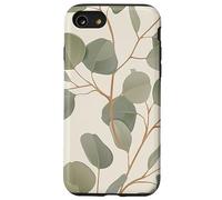 Eucalyptus Leaves Green Plant Florals Botany Foliage Coque pour iPhone SE (2020) / 7/8