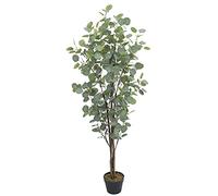 Eucalyptus Plante Arbre Artificielle Plastique 140 cm Decovego