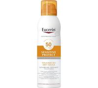 EUCERIN - Brume Solaire Corps Ultra-Légère SPF 50, Protection Transparente pour Peau Sensible (Spray 200mL) - lot de 2 - Vendu par Lot