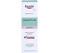 Eucerin Dermopure Triple Effect Gesichtsserum gegen unreine Haut, Pickelmale und glänzende Haut, 40 ml Solution
