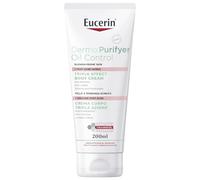 Eucerin DermoPurifyer Crème corporelle triple effet 200 ml, hydratant pour le corps entier pour réduire les imperfections de l'acné, soin apaisant de la peau avec acide salicylique