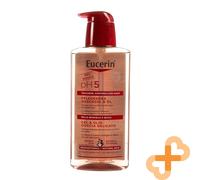 Eucerin Gel Douche et Huile PH5 pour Sec Peau Sensible 400ml Doucement Nettoie