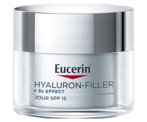 Eucerin Hyaluron-Filler + 3x Effect Soin De Jour IP15 Anti-Âge Peaux Sèches Pot 50ml
