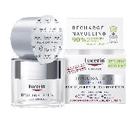 Eucerin Hyaluron-Filler + 3x Effect Soin de Jour Peau Sèche SPF 15 et Son Éco-Recharge