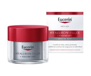 Eucerin Hyaluron-Filler + Volume-Lift Soin De Nuit Anti-Âge Tous Types De Peau 50ml