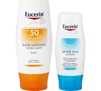 Eucerin™ Lotion solaire extra-légère SPF50+ 400ml + après soleil 150ml