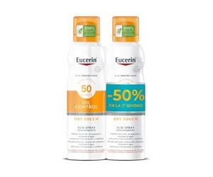 Eucerin Pack Oil Control Dry Touch Spray Transparente 2x200ml