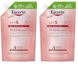 Eucerin pH5 Gel-Huile de Douche Recharge 400ml (Lot de 2)