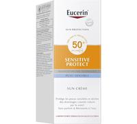 EUCERIN - Protection Solaire Visage Très Haute SPF 50+ pour Peaux Normales à Sèches, Hydratation Douce (50 mL) - lot de 2 - Vendu par Lot
