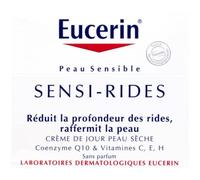 EUCERIN - Soin Anti-Âge Hydratant pour Peaux Sensibles et Sèches, Texture Nourrissante (50 ml) - Vendu par unité