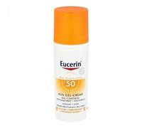 Eucerin Gel-crème solaire SPF 50+ contrôle du sébum toucher sec visage 50 ml