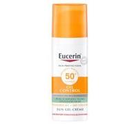 Eucerin Sun Sensitive Protect Gel-Crème Oil Control Toucher Sec IP50+ Peau Grasse 50ml