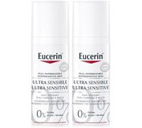 Eucerin® UltraSENSIBLE Peau Hypersensible Soin Apaisant Normale à Mixte Crème 2x50 ml