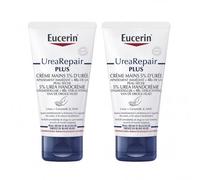 Eucerin UreaRepair Plus 5% Crema Mani, 2 x 75 ml
