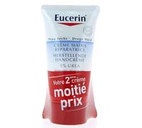 Eucerin UreaRepair PLUS Crème Mains 5% d'Urée Lot de 2 x 75 ml