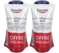 Eucerin UreaRepair PLUS Crème Mains 5% d'Urée Peau sèche 2x150 ml