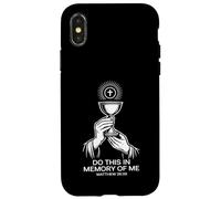Eucharistie Calice Matthieu 26:28 Communion chrétienne Coque pour iPhone X/XS
