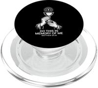 Eucharistie Calice Matthieu 26:28 Communion chrétienne PopSockets PopGrip pour MagSafe