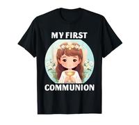Eucharistie catholique de première Communion avec Foi chrétienne T-Shirt Graphique avec Valeur