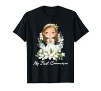 Eucharistie catholique de première Communion avec Foi chrétienne T-Shirt Graphique avec Valeur