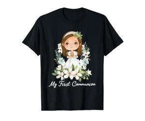 Eucharistie catholique de première Communion avec Foi chrétienne T-Shirt Graphique avec Valeur