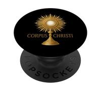 Eucharistie catholique du Corpus Christi PopSockets PopGrip Adhésif