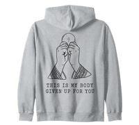 Eucharistie catholique This is My Body Sweat à Capuche