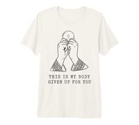 Eucharistie catholique This is My Body T-Shirt Haut de Gamme