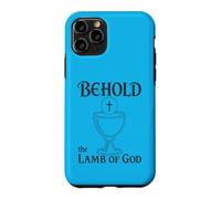 Eucharistie catholique Voici l'agneau de Dieu Communion Coque pour iPhone 11 Pro