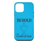 Eucharistie catholique Voici l'agneau de Dieu Communion Coque pour iPhone 12 Mini